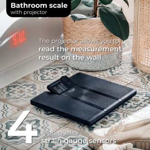 Adler Waga łazienkowa z projektorem