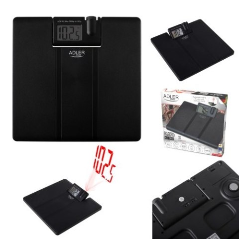 Adler Waga łazienkowa z projektorem