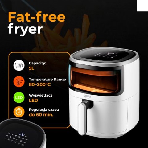 Camry Frytkownica beztłuszczowa - 12 programów 5,0 L - Airfryer