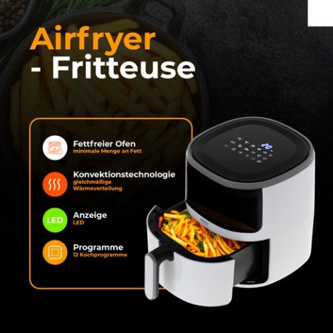Camry Frytkownica beztłuszczowa - 12 programów 5,0 L - Airfryer