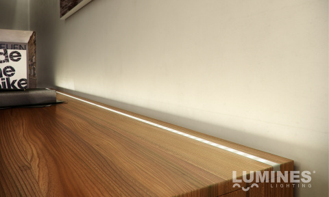 Profil LED typ A aluminiowy surowy 1m Lumines