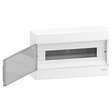 Obudowa natynkowa rozdzielcza 18M PE+N drzwiczki dymione Schneider EZ9EUC118