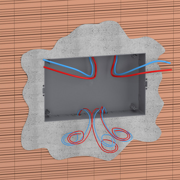 Rozdzielnia natynkowa 3x12 modułów PT IP40 Schneider EZ9EUA312