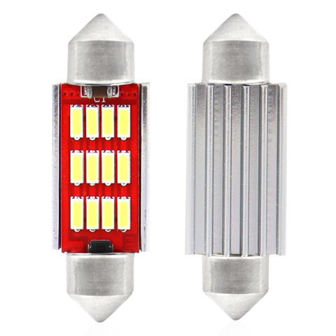 Żarówki LED CANBUS 4014 12SMD Festoon C5W C10W C3W
