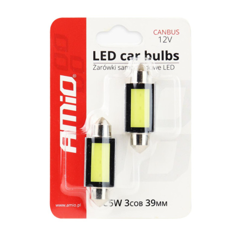 Żarówki LED CANBUS Festoon C5W C10W C3W 39mm Amio