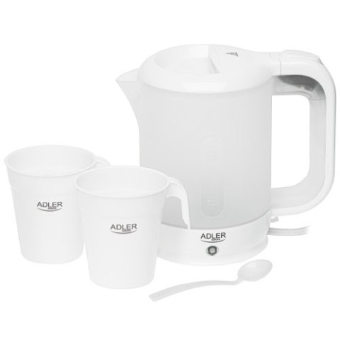 Adler Czajnik elektryczny plastikowy turystyczny 0,5 L