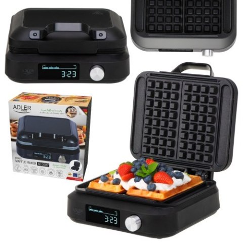 Adler Gofrownica z wyświetlaczem LED