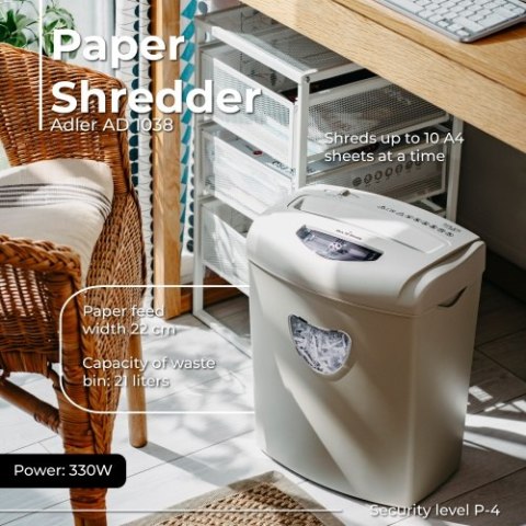 Adler Niszczarka do dokumentów