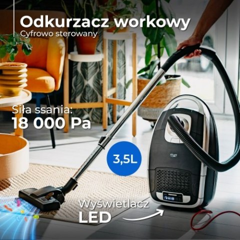 Adler Odkurzacz workowy cyfrowo sterowany- 3,5 L