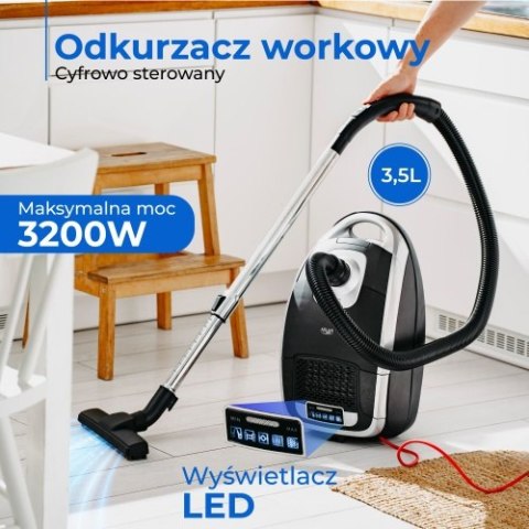 Adler Odkurzacz workowy cyfrowo sterowany- 3,5 L