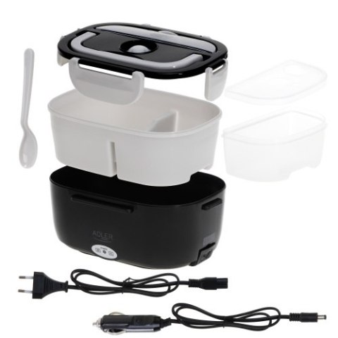 Adler Pojemnik na żywność z torbą termiczną 5 litrów | Do auta i domu (12V / 230V)