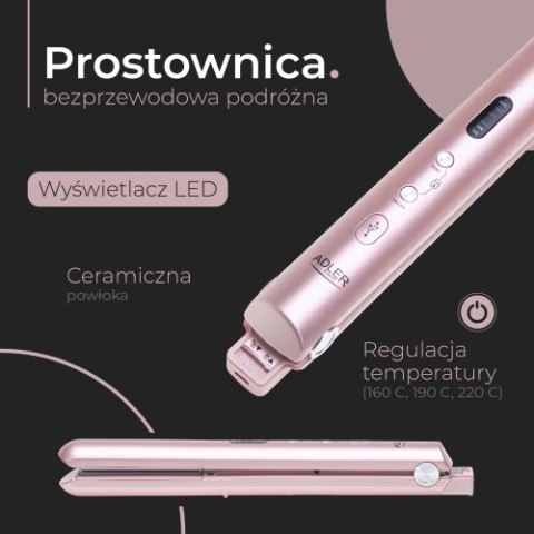 Adler Prostownica bezprzewodowa podróżna - USB