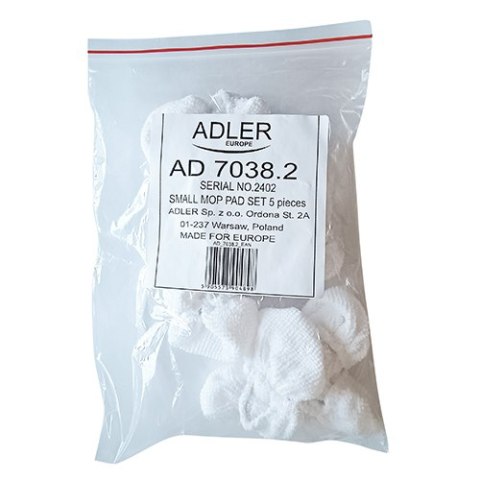 Adler Ściereczki zapasowe 5x mała ściereczka