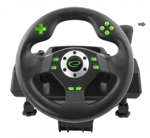 Kierownica do komputera PC i PlayStation 3 PS3 270 stopni Esperanza DRIFT