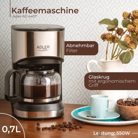 Adler Ekspres przelewowy 0,7L