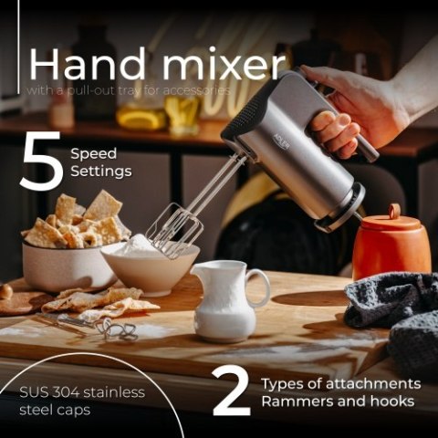 Adler Mikser z wysuwaną tacką na akcesoria