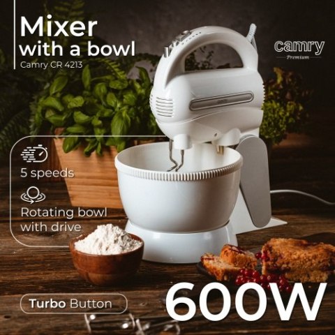 Camry Mikser z misą 600W