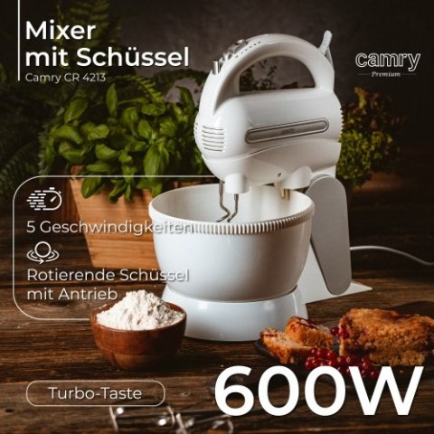 Camry Mikser z misą 600W