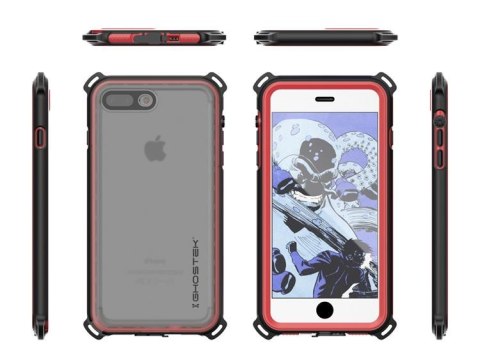 Etui Nautical Apple iPhone 7 Plus 8 Plus czerwony