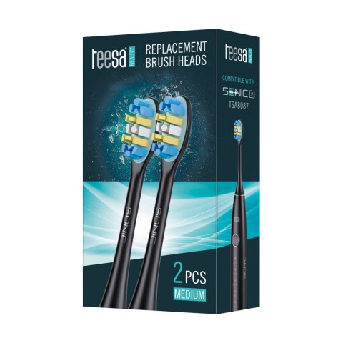Główki do szczoteczki sonicznej TEESA SONIC 2 TSA8087-B średnie
