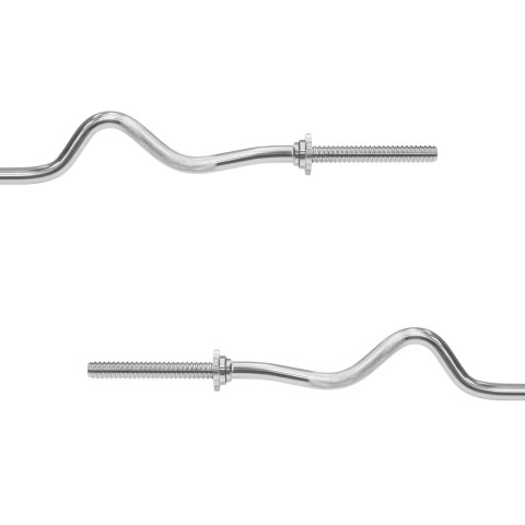 Gryf mocno łamany, sztanga 30mm 120cm 5.6kg max.170kg REBEL ACTIVE