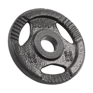 Obciążenie żeliwne olimpijskie zestaw 4x2.5kg, otwór 51mm, talerz z uchwytami, REBEL ACTIVE