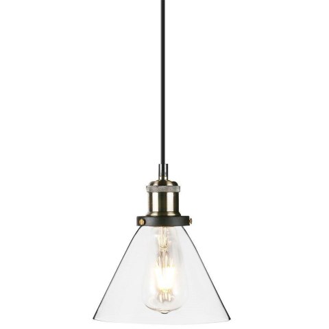 Oprawa Zwieszana V-TAC LOFT Vintage Szkło Transparent fi180 VT-7185