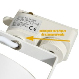 Oprawa sufitowa Rosso biała szynoprzewód 1-f WADA