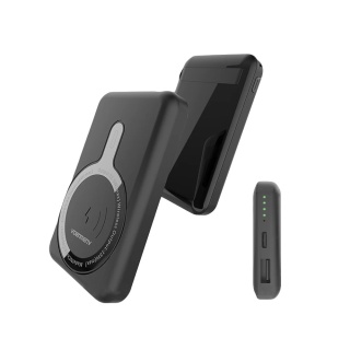 Power bank 10000mAh szybkie ładowanie bezprzewodowe 2xUSB Denmen DP18