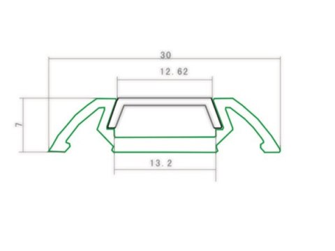 Profil LED PL2ANA-01 2,0m klosz frosted