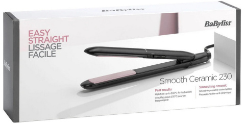 Prostownica ceramiczna 200–230 °C 2 temp 30 s nagrzewanie BaByliss ST241E