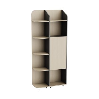 Regał z 8 półkami 198cm Spacetronik SPE-PODF01