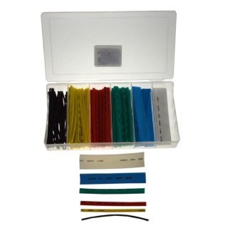 Rurki termokurczliwe zestaw 10cm mix kolor op/100s