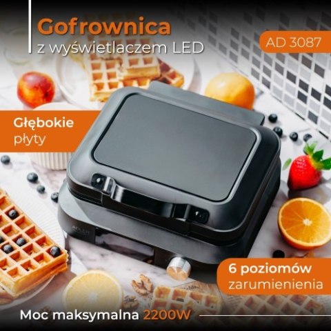 Adler Gofrownica z wyświetlaczem LED