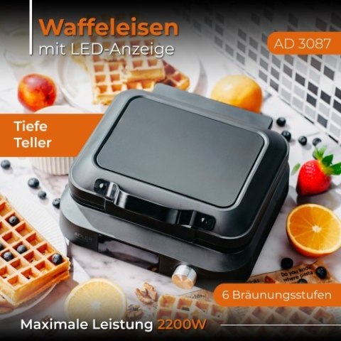 Adler Gofrownica z wyświetlaczem LED