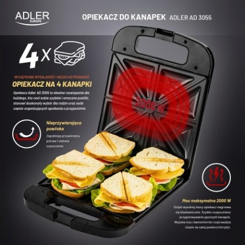 Adler Opiekacz do kanapek
