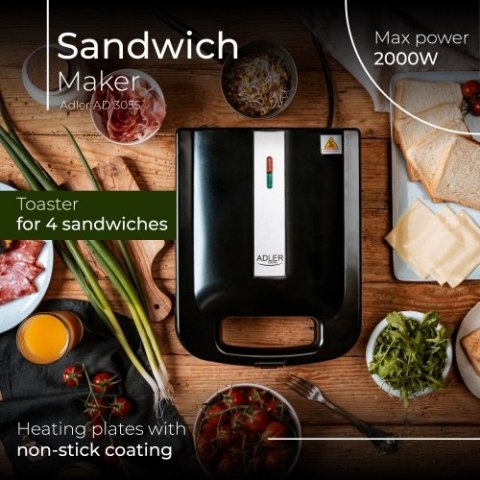 Adler Opiekacz do kanapek