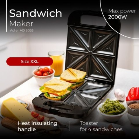 Adler Opiekacz do kanapek