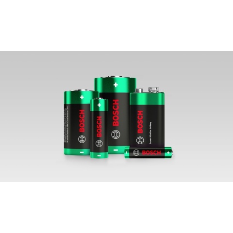 Bateria 9V 1.5V Super Alkaliczna 1 szt Bosch Super Alkaline 6LR61