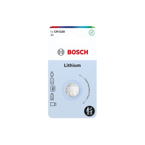 Bateria CR1220 litowa 1 szt blister Bosch