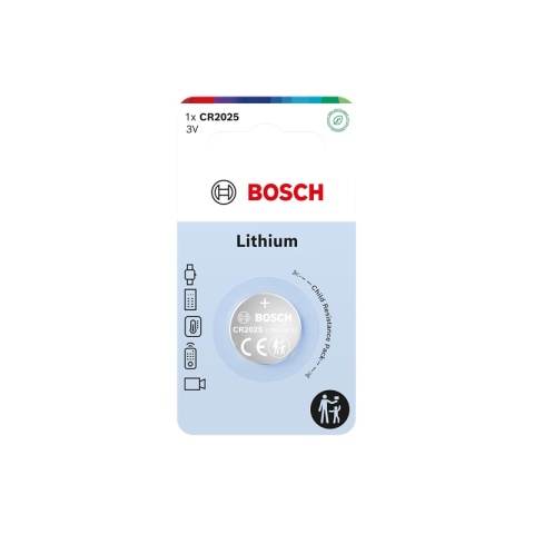 Bateria CR2025 litowa 1 szt blister Bosch