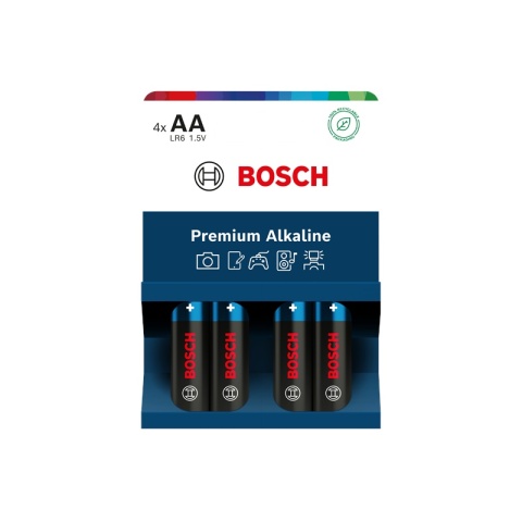 Baterie AA 1.5V alkaliczne 4 szt Bosch Premium Alkaline LR6