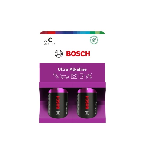 Baterie C 1.5V Ultra Alkaliczne 2 szt Bosch Ultra Alkaline LR14