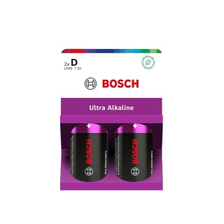 Baterie D 1.5V Ultra Alkaliczne 2 szt Bosch Ultra Alkaline LR20