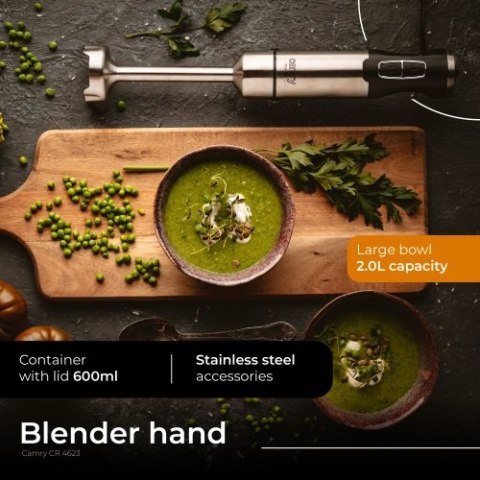 Camry Blender ręczny zestaw 1600W