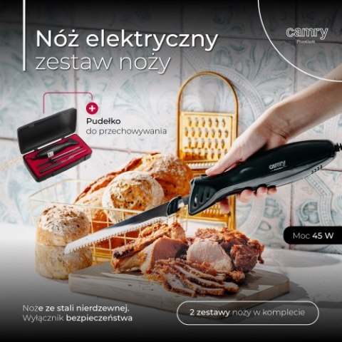 Camry Nóż elektryczny - zestaw noży