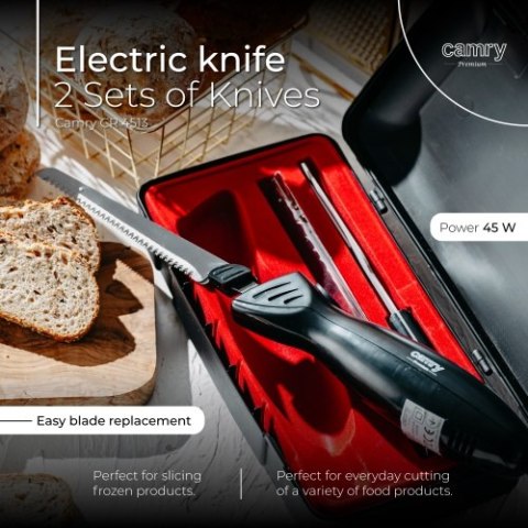 Camry Nóż elektryczny - zestaw noży