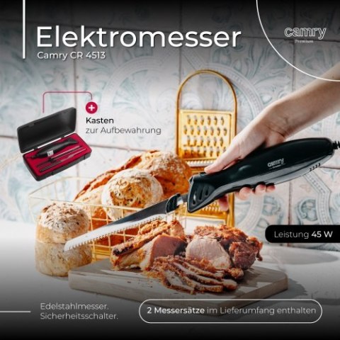 Camry Nóż elektryczny - zestaw noży