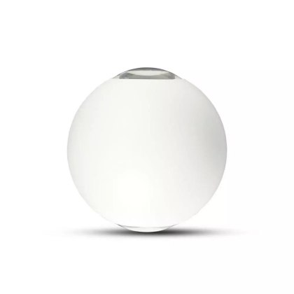 Kinkiet Ścienny V-TAC 4W LED Biały Okrągły IP65 VT-836-W 4000K 476lm