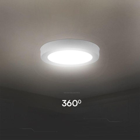 Panel Natynkowy V-TAC 18W LED SAMSUNG CHIP Okrągły 215x30mm VT-60018RD-S 6500K 1980lm